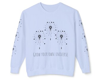 Stellar Dreams - Inspirerend unisex lichtgewicht sweatshirt met ronde hals