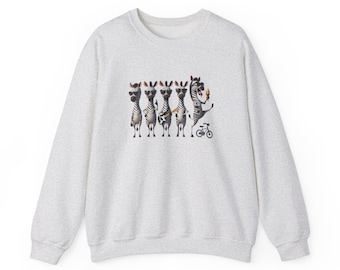 Gezellig sweatshirt met ronde hals Zebra Parade