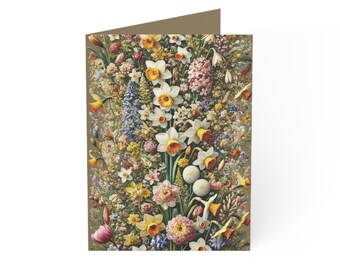 Spring Bloom-wenskaart (geen tekst erin, 1, 10, 30 en 50 stuks)