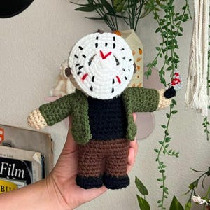 Horror Movie Inspired Dolls, Horror Movie Crochet Killer Plushies, Great Gift for Horror Fans, Slasher Dolls, Crochet Killer Dolls