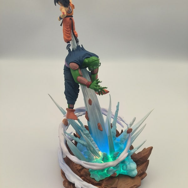 Goku vs Piccolo Anime Figure Dragon Ball Z Statue Battle Scene Action Figurine Set Decoration Ornament Collectible Toy Gifts