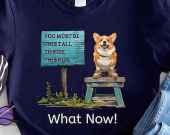 Grappig Corgi-shirt, zacht T-shirt voor kinderen en volwassenen, hondenliefhebber, Corgi-liefhebber, schattig Corgi-T-shirt, Corgi-vader, Corgi-moeder, Welch Corgi, terug naar school