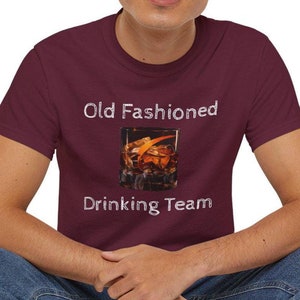 Mens Ultra Cotton Graphic Tee - Old Fashioned T-shirt, bourbon Tshirt, Original Design, Whiskey Tee, Drinking Team, Call Me Old Fashioned