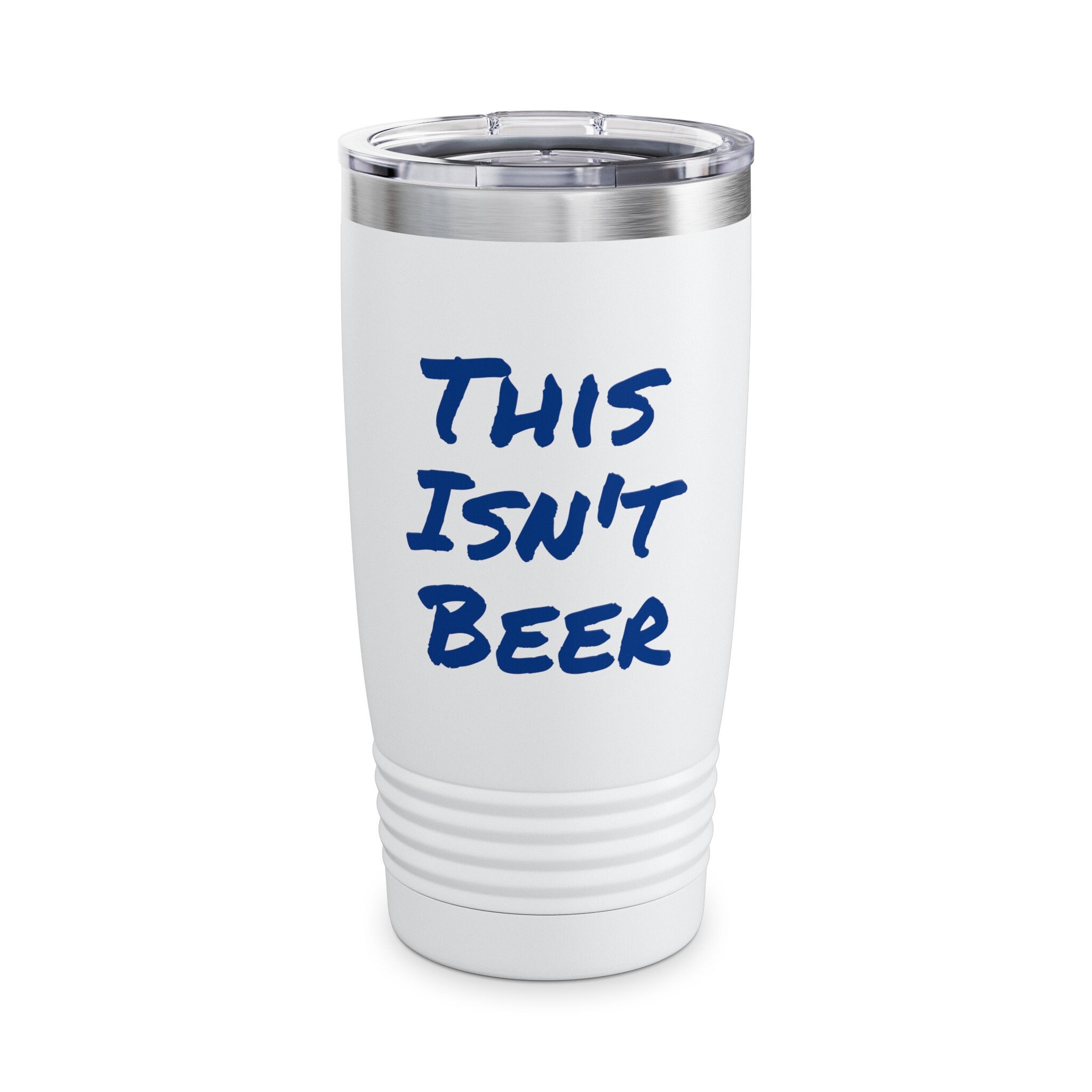 This Isn't Beer-beker, beker van 20 oz, drankenkoeler, roestvrijstalen beker, dubbelwandige roestvrijstalen constructie