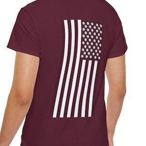 American Pickleball Flag Tee, Unisex Ultra Cotton Tee - Pickleballer Design T-shirt, America Tshirt, USA shirt, Pickleball Kitchen Shirt