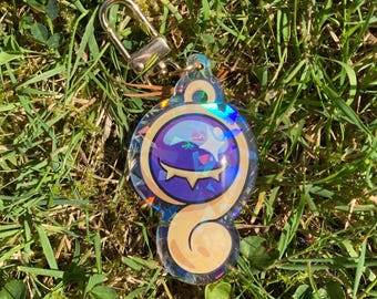 Portachiavi in acrilico Miitopia Antique Charm da 2,5 pollici