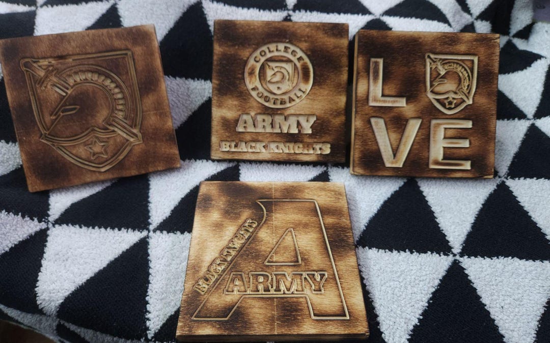 Custom Made Army Coasters - Etsy