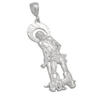 925 Sterling Silver Saint Lazarus of Bethany 2.25&quot; Pendant