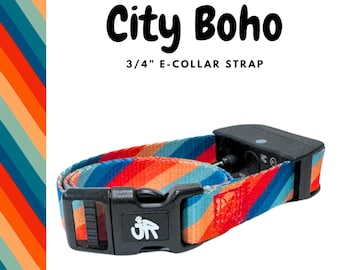 E Collar Strap 3/4 Inch, Fits Educator, Dogtra, Garmin, SportDOG, PetSafe Receivers, City Boho