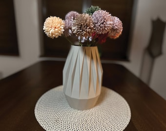 Vase écologique imprimé en 3D Geometry of Light hauteur 24cm