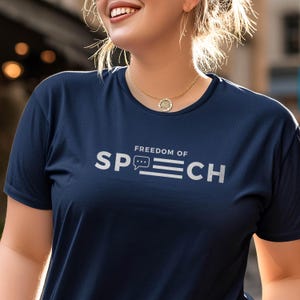 Freedom of Speech T-Shirt – Patriotic USA, First Amendment Tee