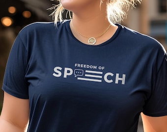 Freedom of Speech T-Shirt – Patriotic USA, First Amendment Tee