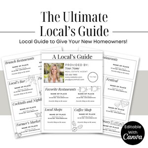 Real Estate Local Home Buyer Guide | Real Estate Marketing | Real Estate Canva Template | Realtor Marketing | Agent Resources