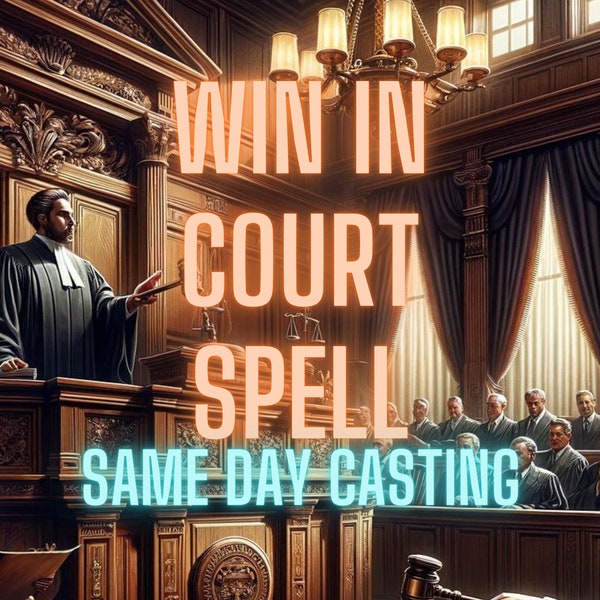 WIN COURT CASE spell |Win Legal Case, Justice Spell, Win any Lawsuit, Avoid Jail/Prison, Make Judge In Your Favor, Win Divorce Child Custody