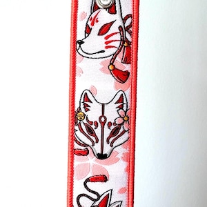 Japanese Kitsune Mask Keychain