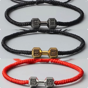 Braided Dumbbell Bracelet
