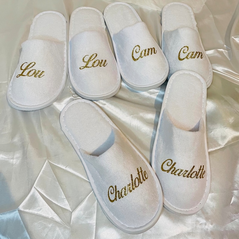 brides maid slippers