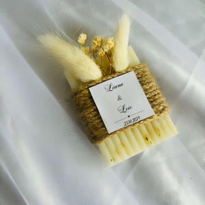 Personalized handmade soap - wedding favor - guest gift soap Personalized lavender soap for wedding, event and baptism