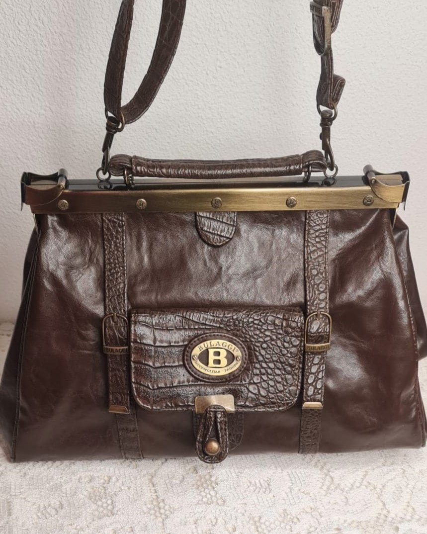 Hand Bags BULAGGI Women Vintage Striped Short Shoulder