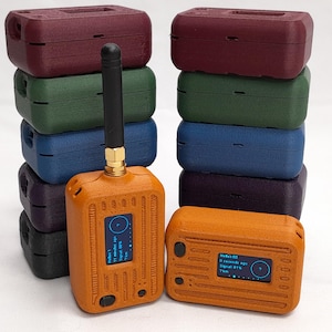 Pocket Carbon Fiber PETG Heltec LoRa V3 Meshtastic Case