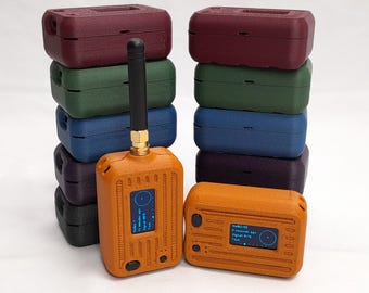 Pocket Carbon Fiber PETG Heltec LoRa V3 Meshtastic Case