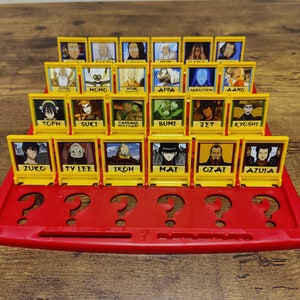 Avatar: The Last Airbender Printable Guess Who Cards