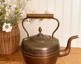 Coffee caddy  ビンテージ ケトル Vintage Brown Enamelware 