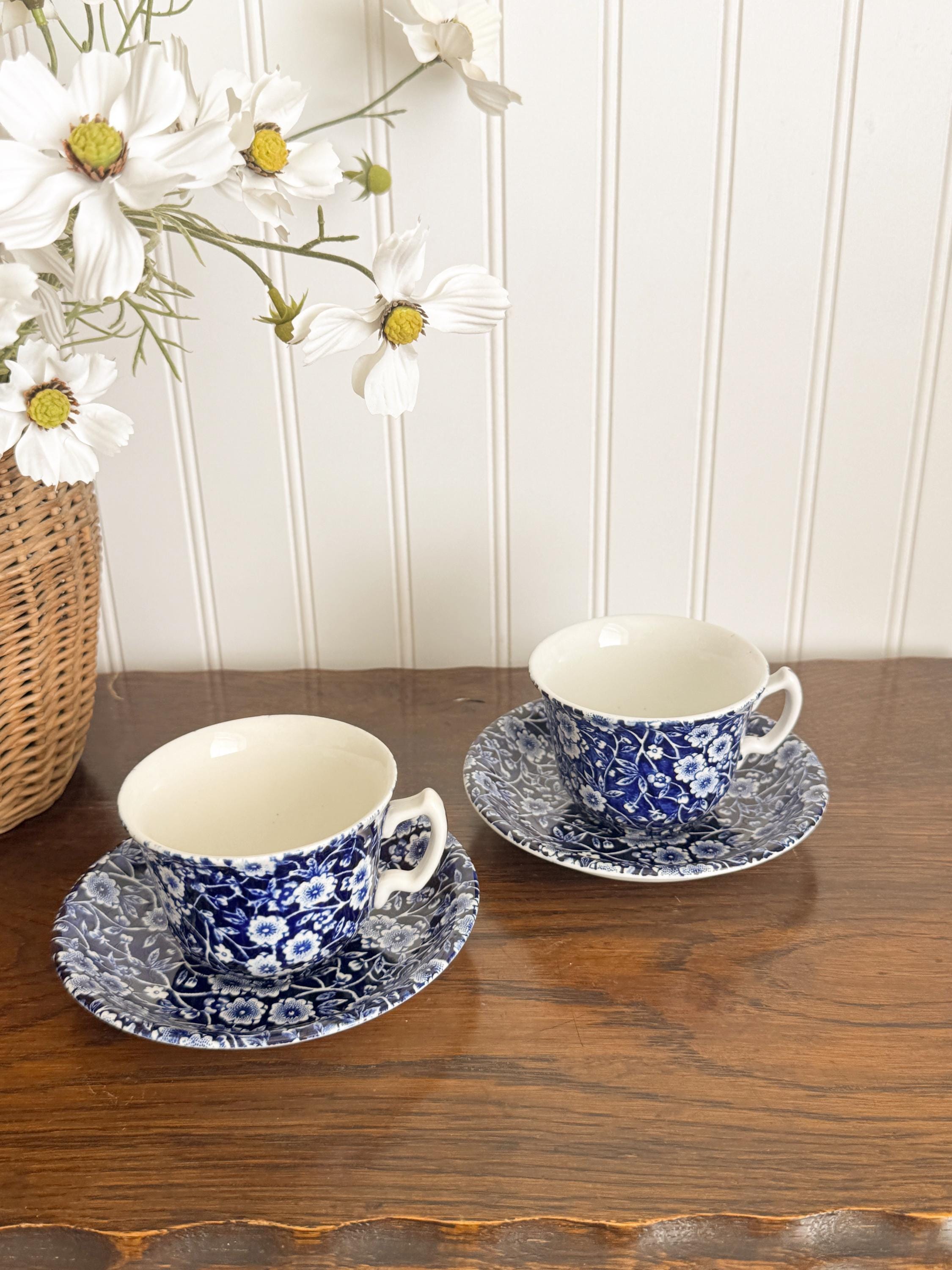 Burleigh 花柄食器セット 3点 Burleigh Green Prunus Dinnerware – Hester & Cook