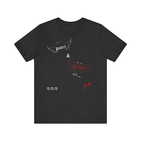 Ángeles y demonios - Camiseta de manga corta inspirada en Jaden Hossler