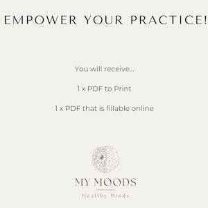 Formulario comercial de terapia privada, PDF rellenable, lista de verificación de práctica privada, formulario de terapeuta, recurso de práctica privada, descarga digital imagen 7