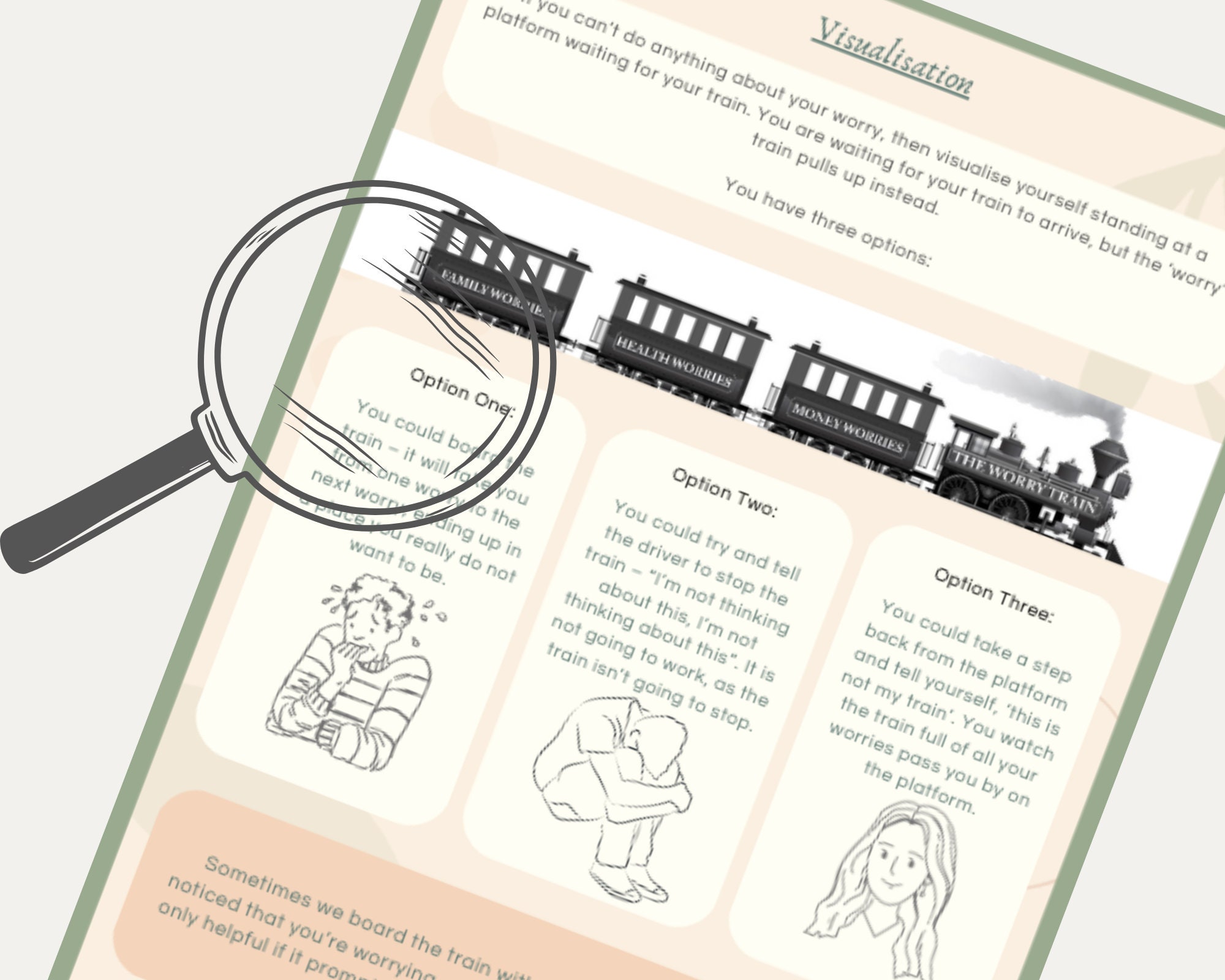 Anxiety Worry Worksheets for Teens Adults, CBT for Worry & Anxiety ...