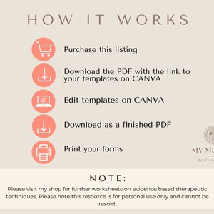 Canva Template, Private Practice Forms, Business Set Up, Template ...