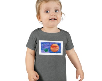 T-shirt per bambini Spazio e pianeti