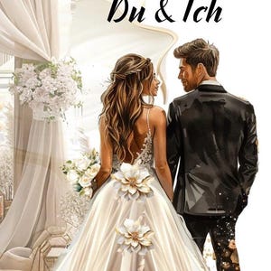 A6   Du & Ich / Hochzeit  / Budgeting / Budget / Challange / 3er Klappkarte/ Rubbelsticker /   Artikel 086/2025