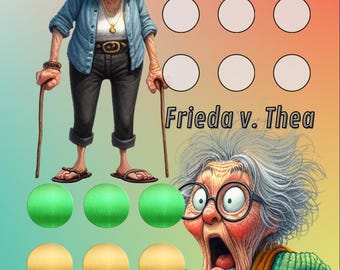 A6 “Frieda vs Thea” Individual Challenge / Savings Challenge / Budget / Budgeting / Envelope Method. 050/2026