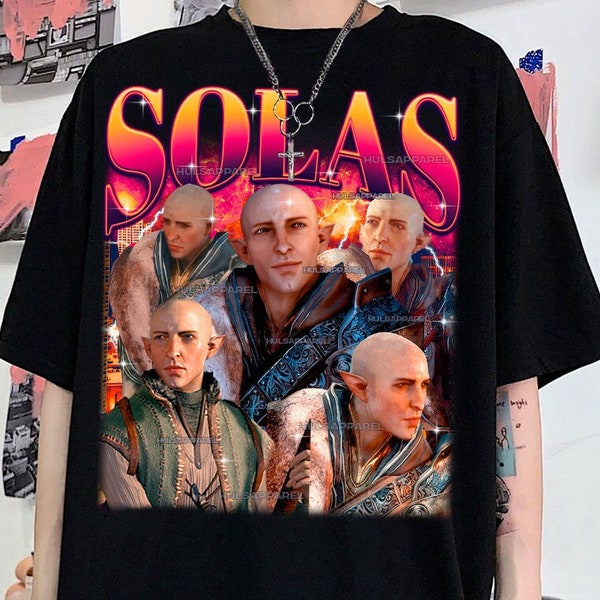 Limited Vintage Solas Tee, Dragon Age T-shirt, Unisex Shirt