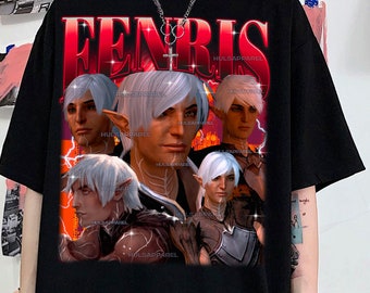 Limited Vintage Fenris Tee, Dragon Age T-shirt, Unisex Shirt