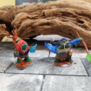 Tortle Druids- Nolzur&#39;s Marvelous Miniatures- Hand Painted