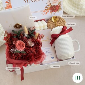 Women Birthday Gift Box, Birthday Gift for Her, Cozy Gift Basket, Sending Hugs Gift, Care Package for Her, Mom Birthday Gift, Sister Gift Gift box 10
