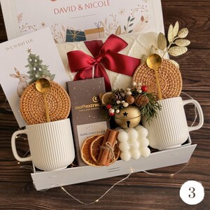 Christmas Eve Gift Box for Family, Neighbor Holiday Gift Box, Cozy winter gift for couples New Year gift box for neighbor Gift Box 3