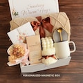Thinking of You Gift Box, Get Well Soon Hygge Gift Box, Succulent Gift Basket, Hug in a Box, Sympathy Gift Box, Emotional Support Gift Box