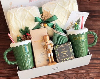 Hygge Christmas Eve Gift Box For Couples Holiday Gift for Two Secret Santa Christmas Gift