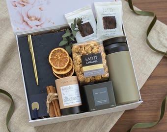 Gift Basket for Him, Gift for Brother, Birthday Gift Box for Men, Cocktail Kit Gift, Boss Gift for Men, Groomsmen Gift, Mens Gift Set
