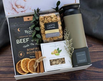 Unique Gift for Dad, Hug in a Box, Hygge Gift Box, Self Care Gift Box, Care Package for Men, Best Dad Gift, Fathers Day Gift Box for Men