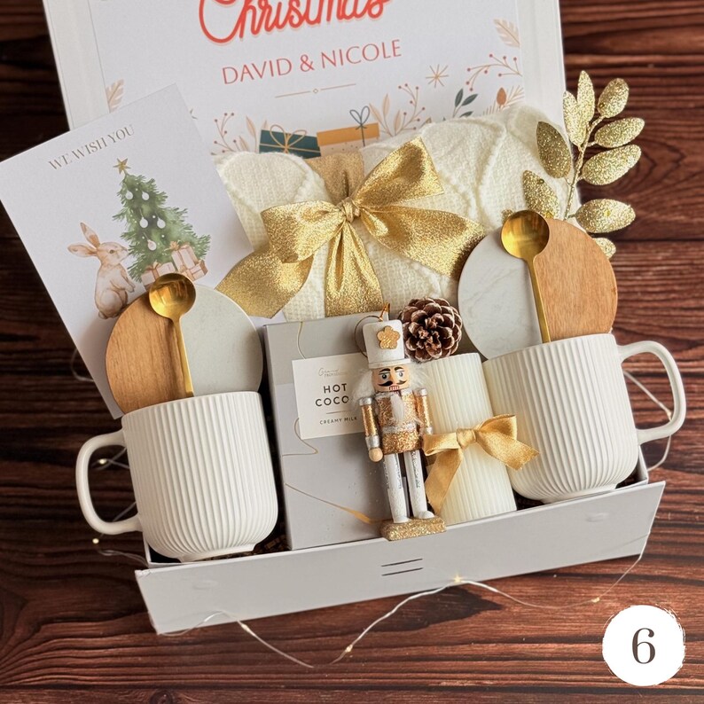 Cozy Gift Box for Her: Blanket, Mug, Flowers & More Gift Box 6