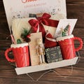 Winter gift basket, cozy christmas gift box, holiday gift box, gift box christmas, Gift for colleagues