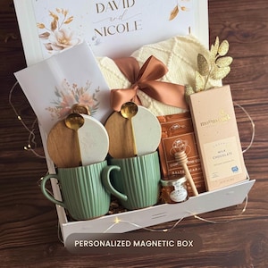 Gift for her and him, Gift for family, Thank You Gift, Realtor closing gift, Gift bag, Holiday gift box, Hygge Gift box, Realtor gift box image 1