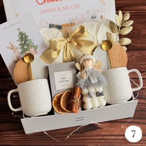 Christmas Eve Gift Box for Family, Neighbor Holiday Gift Box, Cozy winter gift for couples New Year gift box for neighbor Gift Box 7