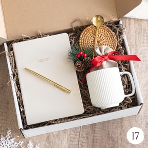 Cozy Gift Box for Her: Blanket, Mug, Flowers & More Gift Box 17