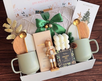 Xmas gift for family, family christmas, hygge gift box, neighbor holiday gift, holiday decor, Sending a hug gift